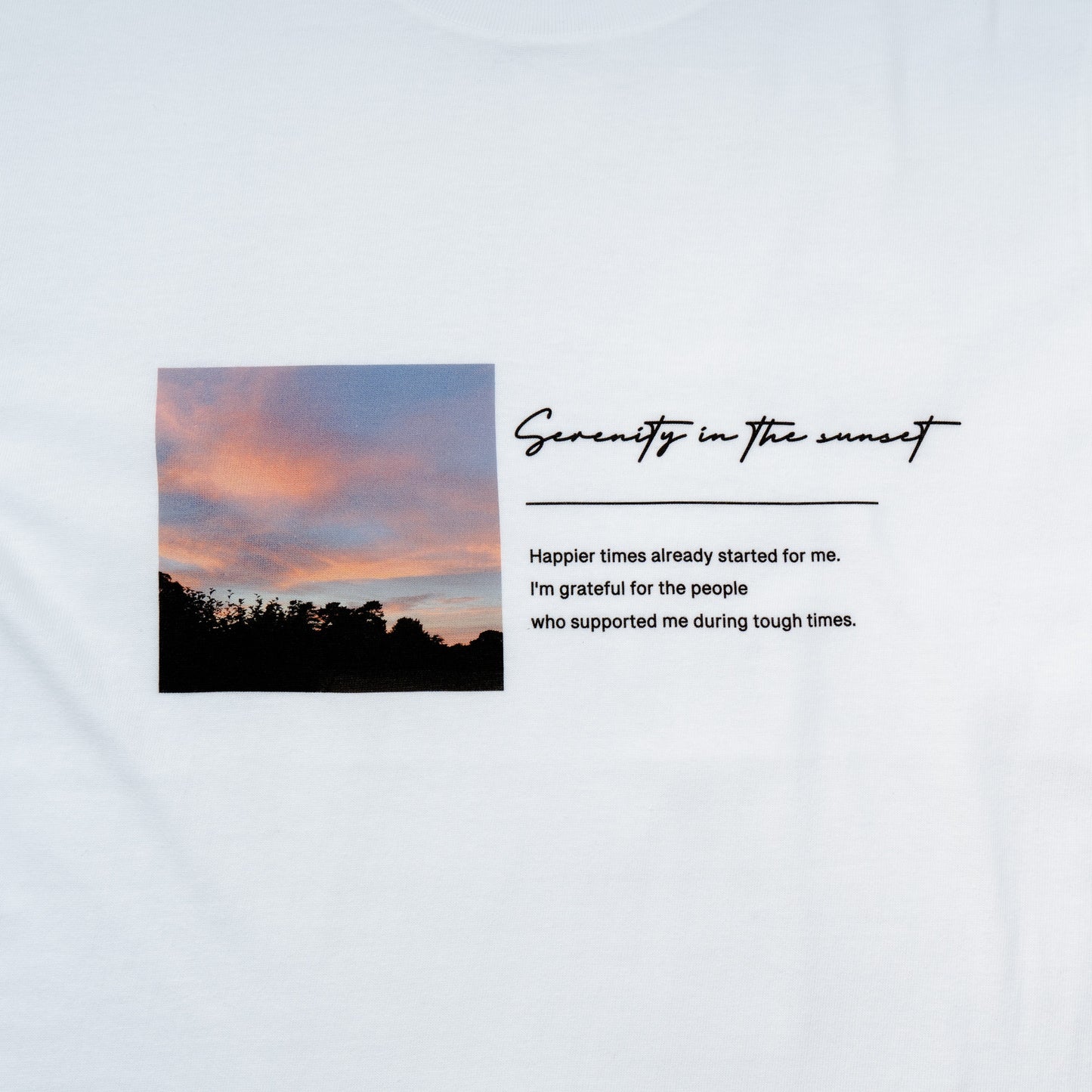 sunset tee