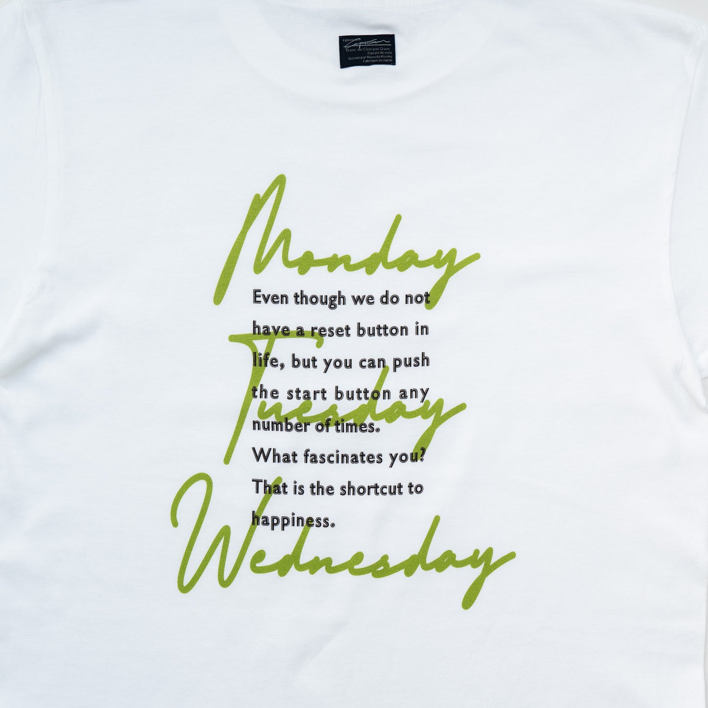 week tee