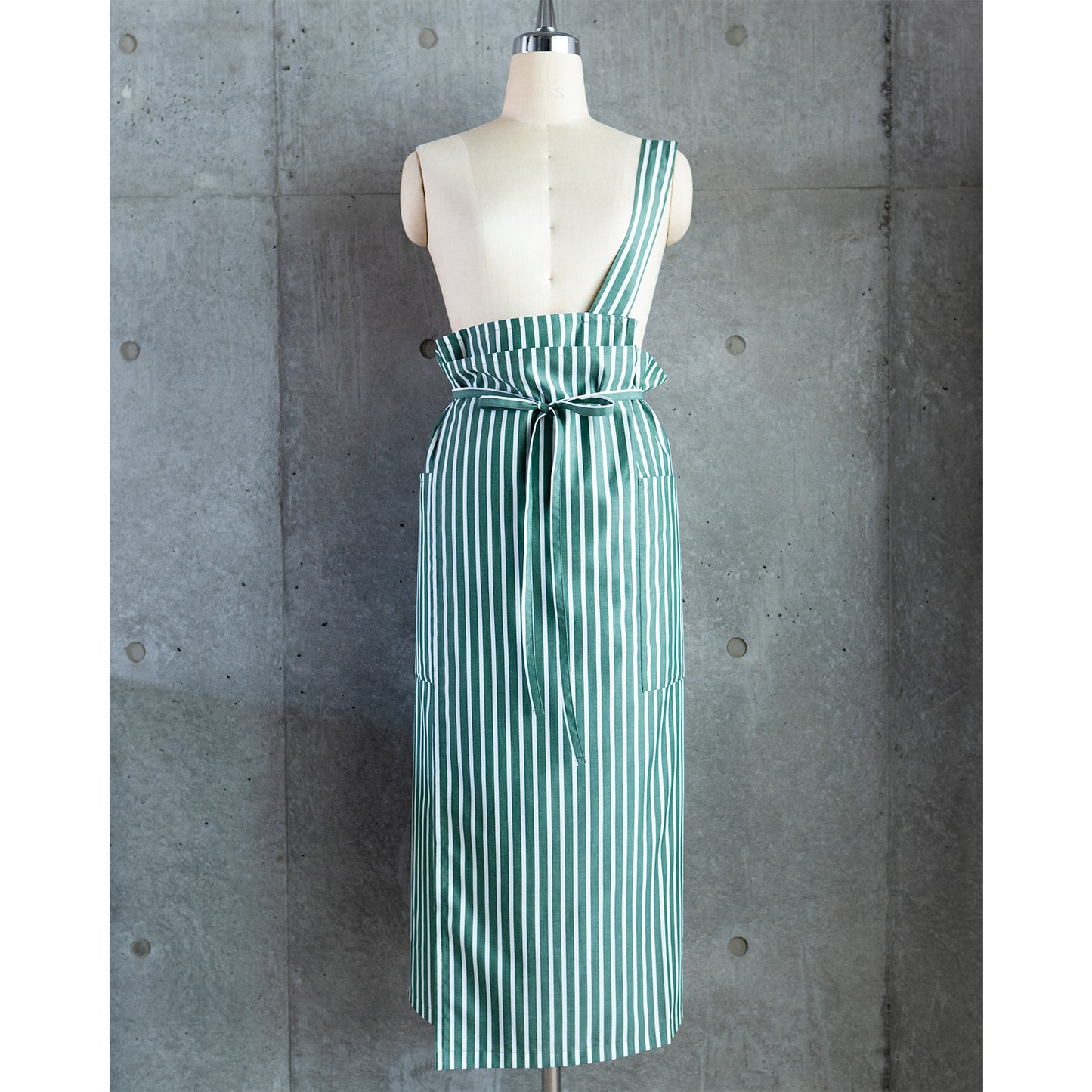 one mile apron Ⅱ-green stripe