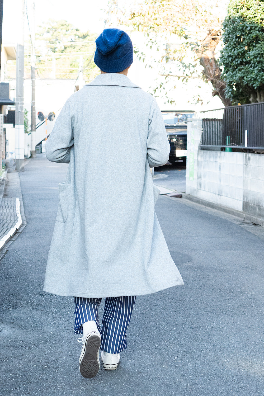 ぬくもりrobe-topgray