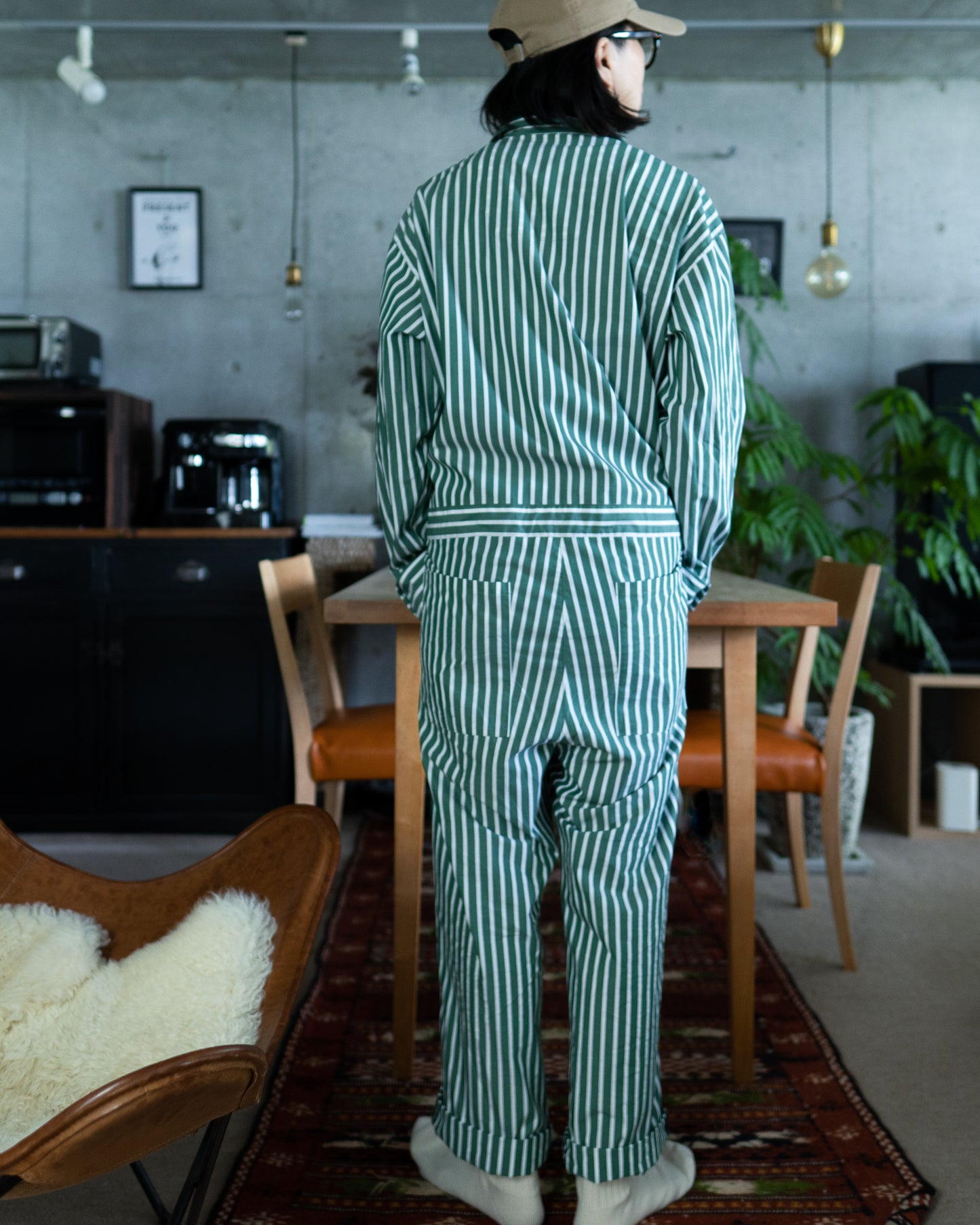 【20%OFF】tsunagi-green stripe