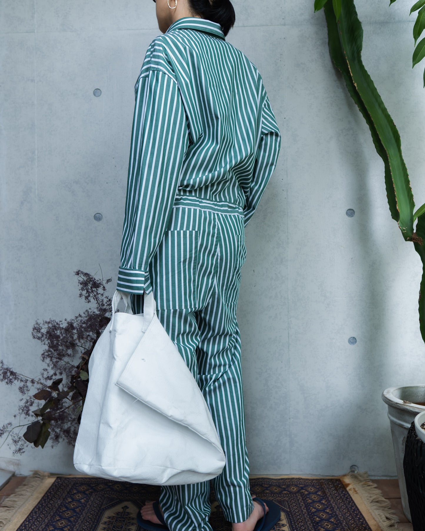 【20%OFF】tsunagi-green stripe