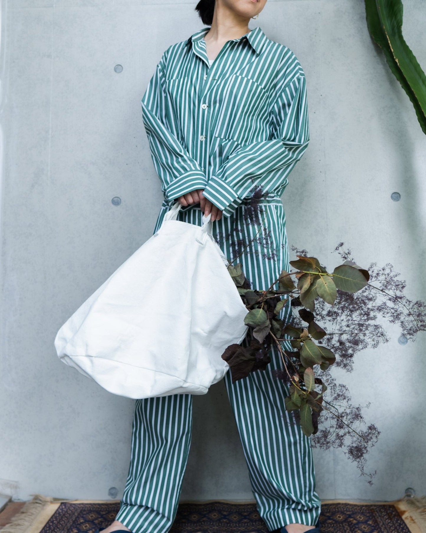 【20%OFF】tsunagi-green stripe