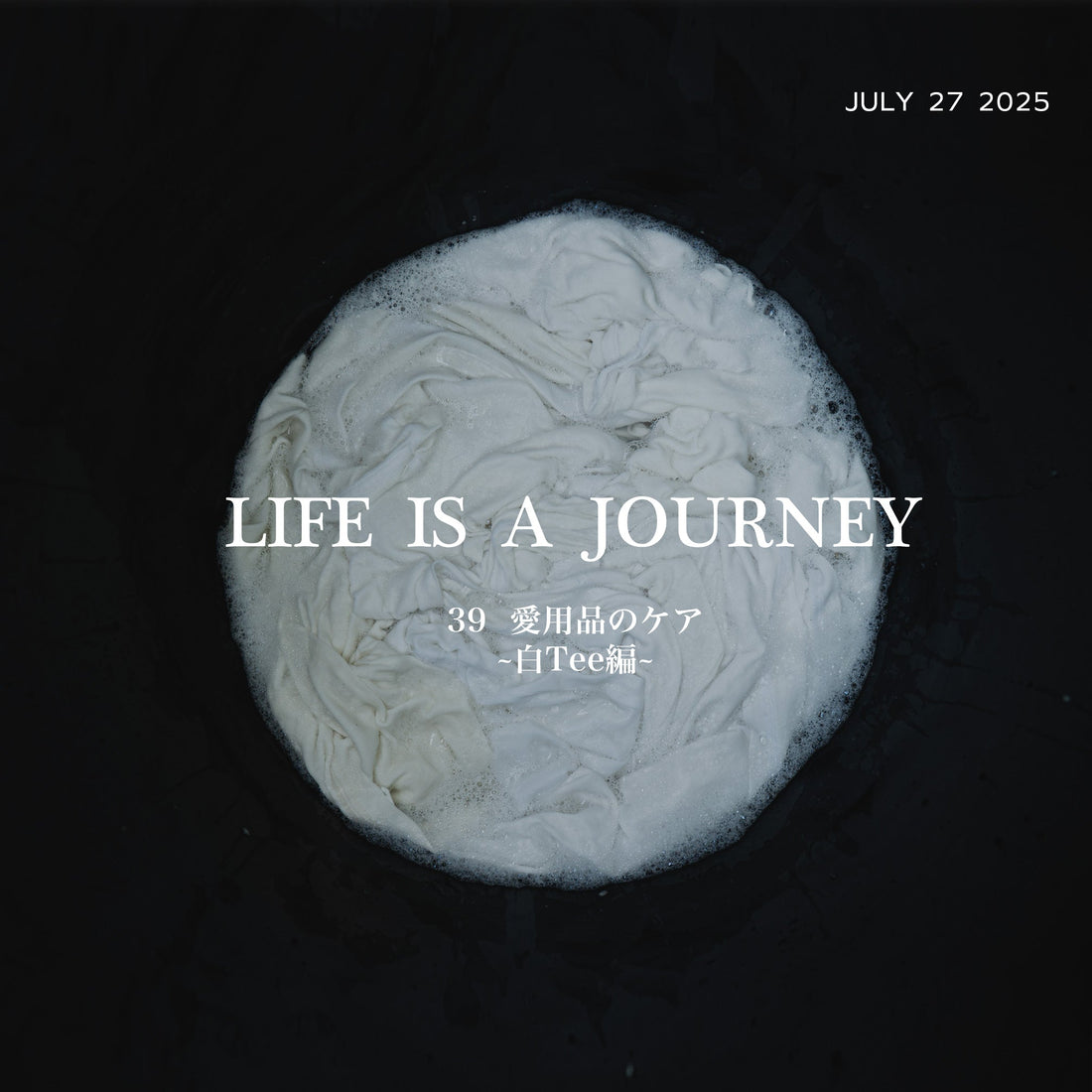 愛用品のケア〜白Tee編〜