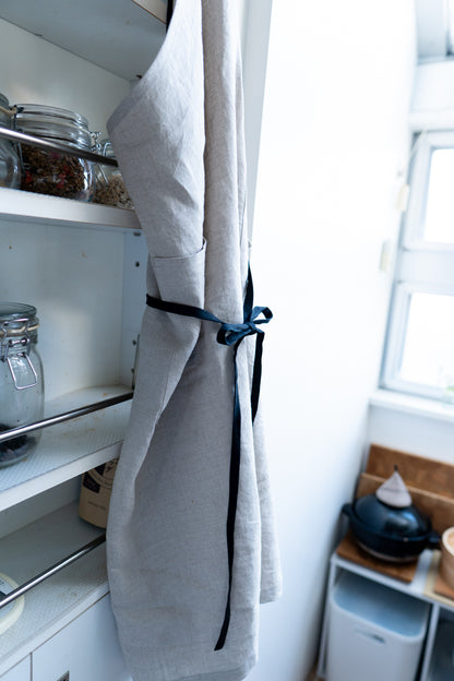 one mile apron-linen ecru