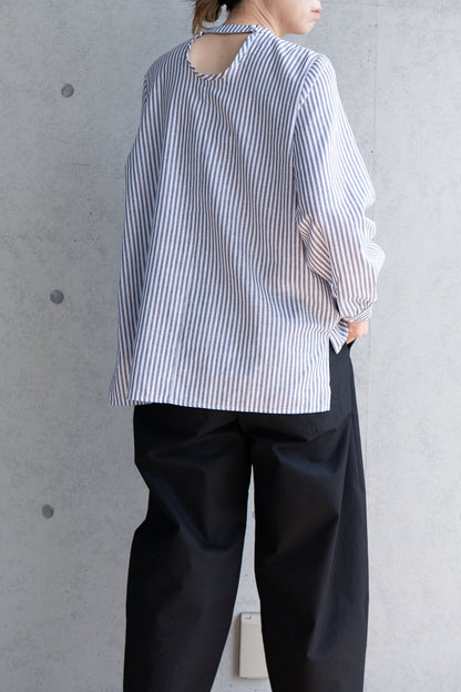 タックブラウス the maiden stripe