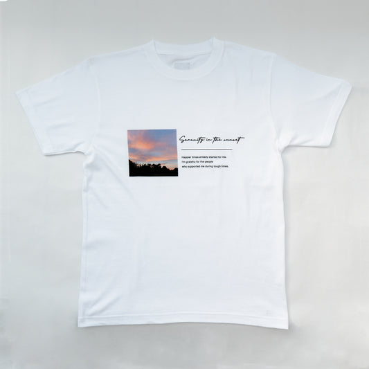 sunset foto tee