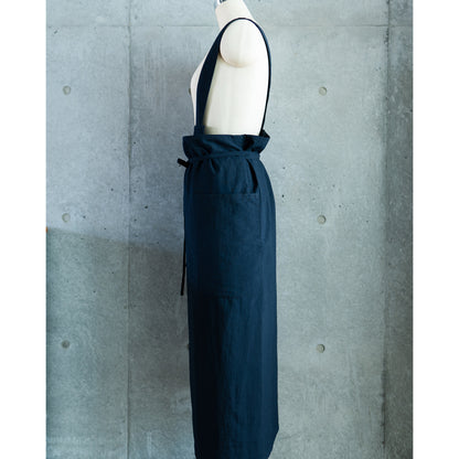 one mile apron Ⅱ-navy blue