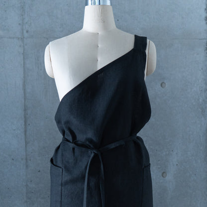 one mile apron-linen kuro