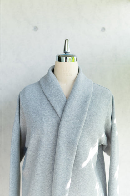 ぬくもりrobe-bicolor / top gray