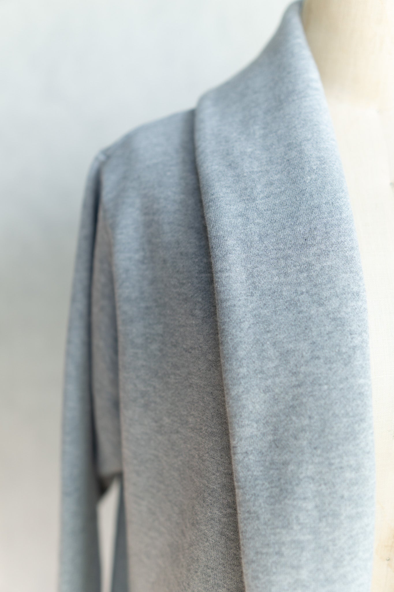 ぬくもりrobe-bicolor / top gray